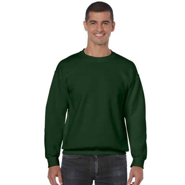 GILDAN 18000 Unisex Forest Green 5XL Pullover Heavy Blend Crewneck Sweatshirt | eBay