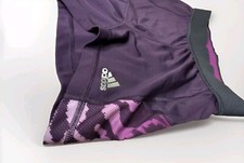 Adidas Womens Techfit Climalite Compression Athletic Tight Fit Purple Small