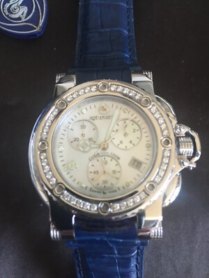 AQUANAUTIC Baracuda Chronograph Quarz - MOP Zifferblatt - Lünette Diamanten