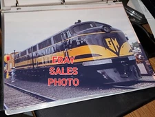 RAILROAD PHOTOGRAPH EMD FT Set restoration as Demonstrators TRAIN SHOW DISPLAY