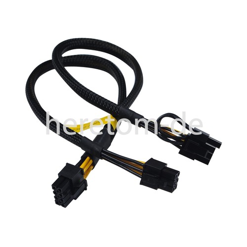 8Pin zu 6+8Pin GPU Netzteil Kabel 215MM 43FF0 für Dell Präzision 3930 35CM - Bild 2 von 16