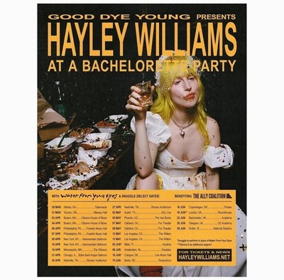 Hayley Williams - Indie Pop Tour 2026 Poster