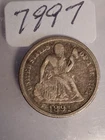 1891 S SEATED LIBERTY DIME