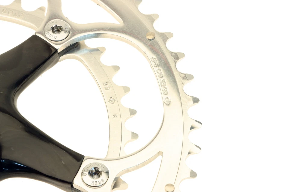 Campagnolo Chorus Carbon Crankset 10 Speed 53/39T 172.5mm Square Taper NOS NEW - Image 4 of 4