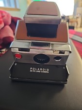 Polaroid SX-70 Brown Instant Film Land Camera with case. Excellent Condition 