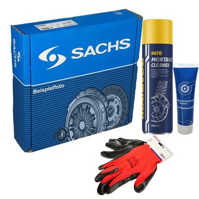 SACHS Kupplungssatz 215mm + Montagesatz für TOYOTA AURIS AVENSIS COROLLA VERSO