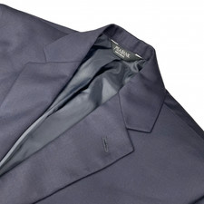 NEW Jos A Bank Men's Traveler 100 Wool Tailored Fit 2-Button Blazer Navy   42S