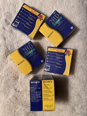 3,5'' FLOPPY MFD-2HD SONY (IBM FORMATTED) - 1 x  10 STÜCK OVP