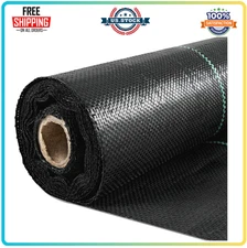 Happybuy 6.5FT x 300FT Heavy-Duty Weed Barrier Fabric – 3oz Woven Landscape Mat