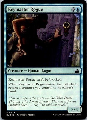 Keymaster Rogue C Ravnica Remastered Foil 47 NM