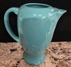 Vintage HLC FIESTA WARE USA Coffee Server w NO Lid ! Turquoise Pitcher