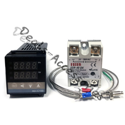 REX-C100 Digital PID Thermostat temperature Controller SSR output K Thermocouple