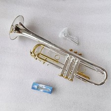 New Stradivarius Trumpet LT180S-37 Bb Trumpet gold plated professional with case