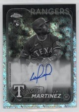 2024 Chrome Black & White Mini-Diamond Refractor Julio Pablo Martinez Auto 12kh