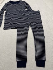 Carter  s Toddler Pajama Set Size 4T Navy White Striped Long Sleeve Pants
