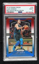 2019-20 Panini Prizm Red White & Blue Luka Doncic Dončić #75 PSA 9 MINT zy6