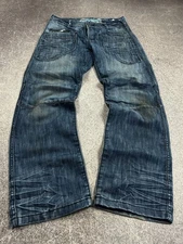 VINTAGE STREETWEAR WASHED JAPANESE STYLE FISHBONE POCKETS JEANS 90S y2K