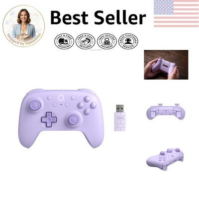 Ergonomic Wireless Game Controller for PC/Android - 13 Buttons, Turbo Function