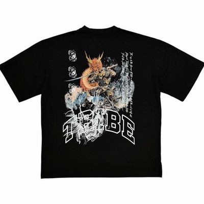 Declare Lifestyle Men's Black Graphic Print Crew Neck T-Shirt Short Sleeve 2XL