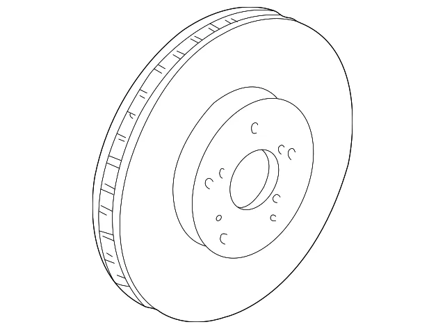 Genuine Honda 1999-2012 Honda - Disk Front Brake 45251-TA6-A00 - Image 3 of 4