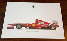 Ferrari 150º Italia    Massa , Alonso, cartolina Presentazione  Gennaio 2011