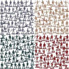 120PCS Army Men Toy Soldiers Military Action Figure Playset for Kids