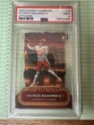 2024 Panini Clearly Donruss Patrick Mahomes II PSA MINT 9 Uptowns
