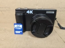 DC101 4K 48MP Resolution, 16x Zoom Auto Focus Flash Lamp Ultra HD Digital Camera