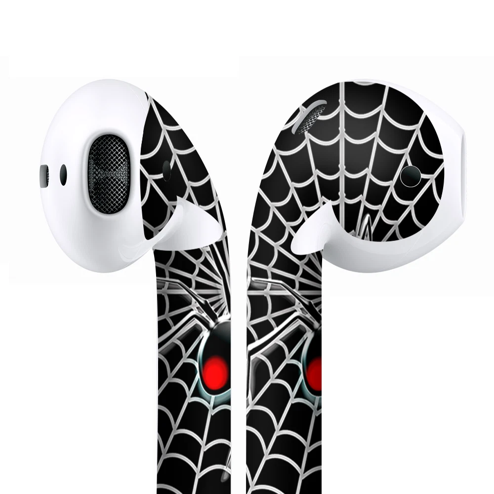 Skins Wraps compatible for Apple Airpods Black Widow Spider Web eBay