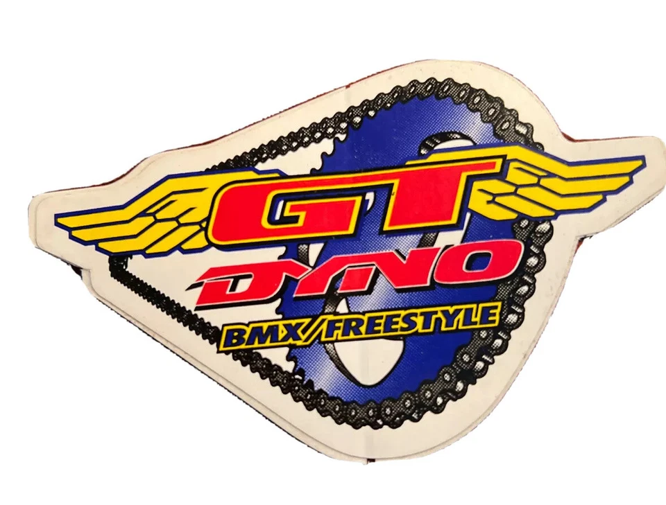 GT BICYCLES OLD SCHOOL BMX GT Dyno BMX/Freestyle sticker - OLD STOCK