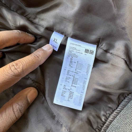 Kiminori Morishita KM Uniqlo Bomber Jacket Mens XL Olive Green Preowned Outdoor - Picture 4 of 7