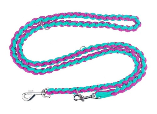 Guinzaglio per cani in corda di nylon STRONG DOG resistente, clip trigger CAMPIONE - Foto 30 di 32