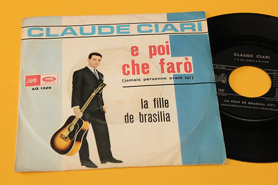 ''CLAUDE CIARI 7'''' E POI CHE FARO 1°ST ORIG ITALY 1965 NM ! TOP COLLECTORS''