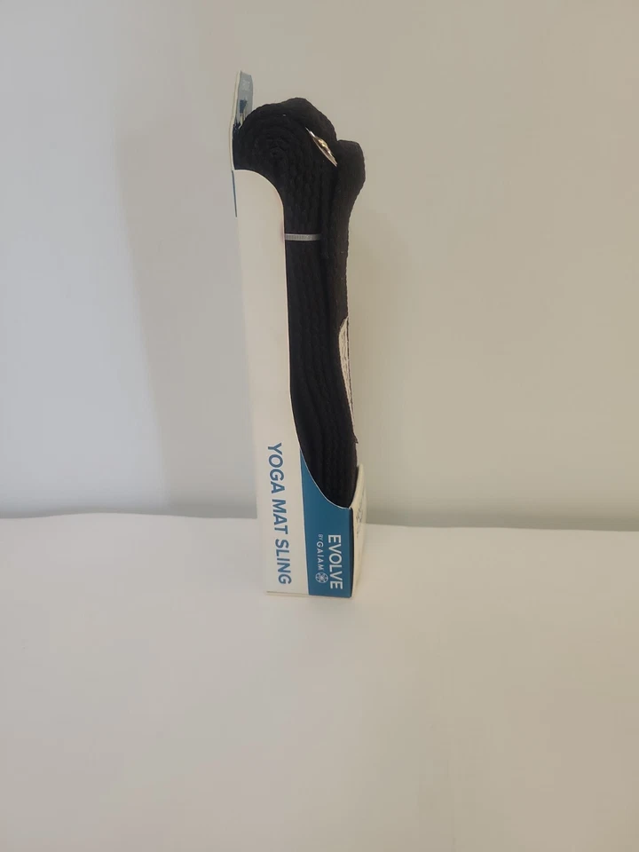 Evolve by Gaiam Estera de Yoga Eslinga Manos Libres Estera de Ejercicio Portador - Negro Foto 4 de 4