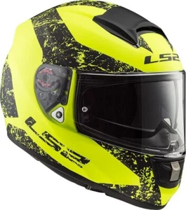 LS2 FF397 Vector FT2 Sign Matt Yellow Black Motorcycle Motorbike Helmet All Size