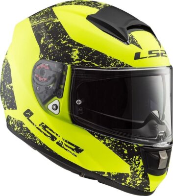 LS2 FF397 VECTOR FT2 SIGN MATT GELB SCHWARZ MOTORRAD MOTORRADHELM ALLE GRÖßEN