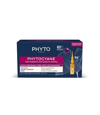 Phytocyane Trattamento Anticaduta Temporanea Donna Phyto 12 Fiale