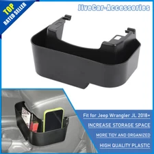 New Front Armrest Storage Box Organizer Tray Hang For Jeep Wrangler JL JT 2018+ 