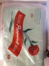 Vtg NOS Red Label Pepperell Sheets Two 81x99 Muslin Linen Textiles Bedding NIP