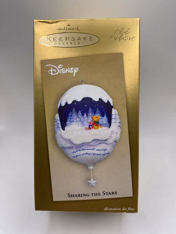 2004 Hallmark Keepsake Sharing The Stars Winnie the Pooh Club Exclusive-NEW-READ