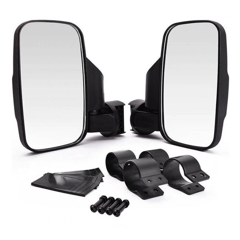 UTV / SXS Rear View Mirror Side Mirrors 1.75" 2" Roll Bar For Polaris RZR 800