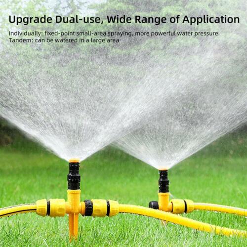 360° Rotation Auto Irrigation System Garden Lawn Sprinkler AU Water W Patio W7M1 - Picture 1 of 13