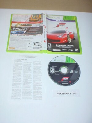 FORZA MOTORSPORTS 4: ESSENTIALS EDITION racing game in case - Microsoft XBOX 360