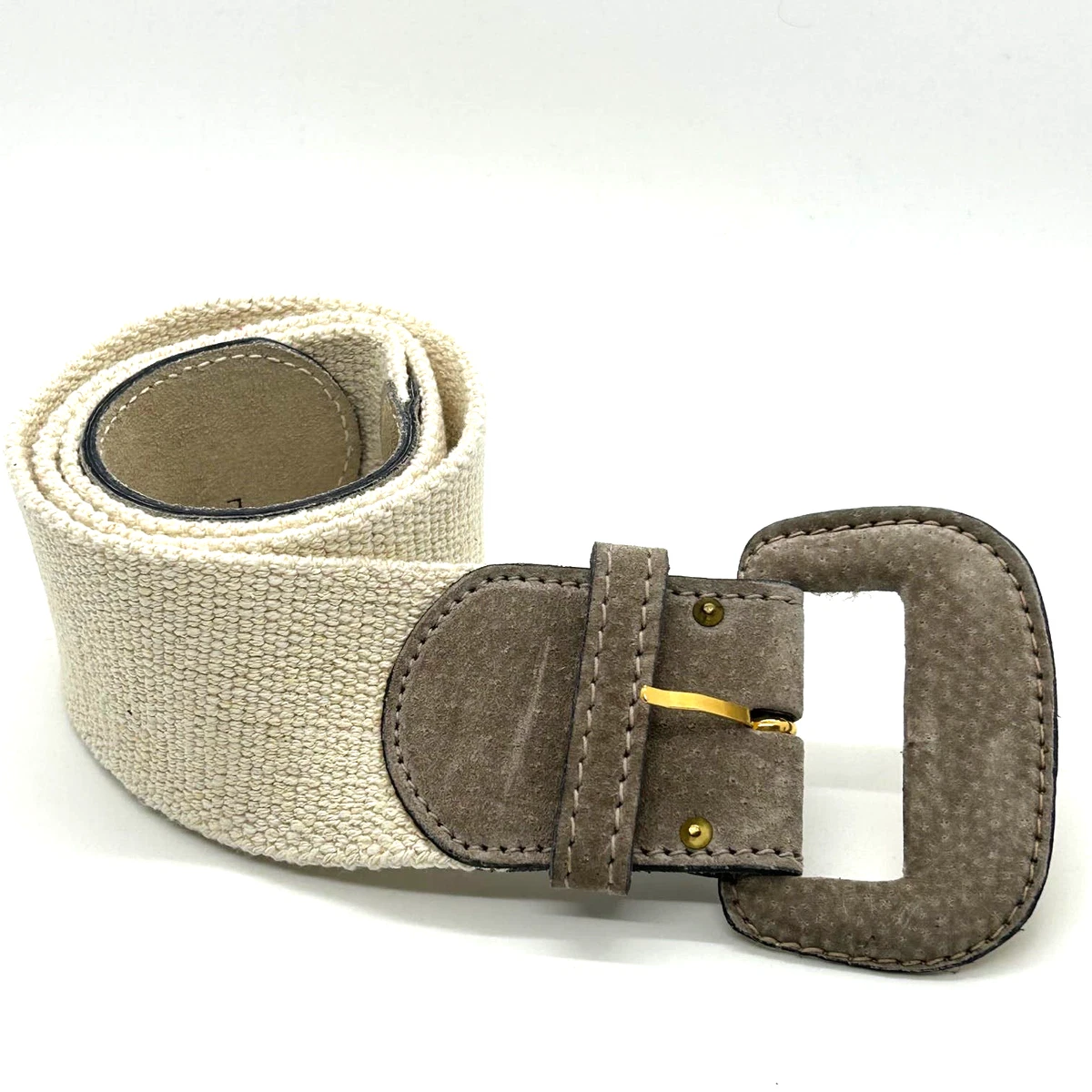 1980s/90s Anne Klein Suede + Chain Belt Anne Klein Vintage 80 main image 2