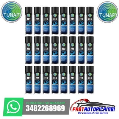 24 PZ TUNAP 115 PULITORE FRENI SGRASSATORE PARTI MECCANICHE FRENI FRIZIONI AUTO