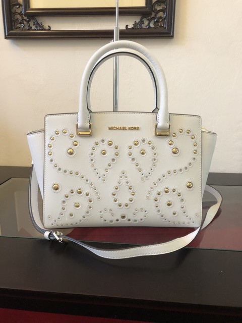 mk white bag