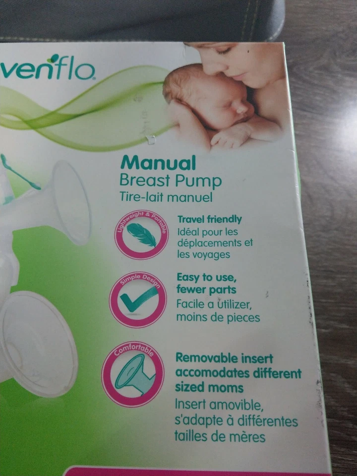 *NEW* EVENFLO MANUAL BREAST PUMP W/ FULL LENGTH BREAST FEEDING PROGRAM INCLUDED - Image 3 of 4