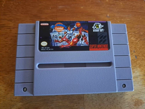 Bill Laimbeer's Combat Basketball (Super Nintendo SNES, 1991) Cart Only