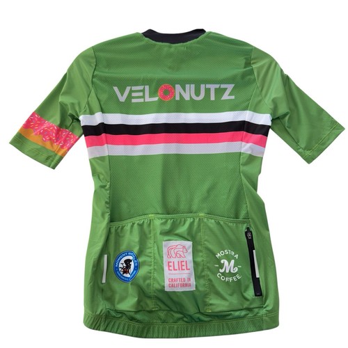 NWOT Eliel Cycling Jersey Women M Full Zip Short Sleeve Mesh Lightweight Pockets - Picture 2 of 15