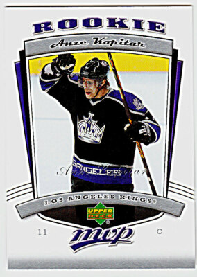 2006-07 UPPER DECK MVP #306 ANZE KOPITAR (RC) Rookie Los Angeles
